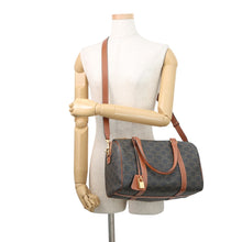 Load image into Gallery viewer, CELINE 2WAY Travel Bag Triomphe Tan190372CAS.04LU PVC Calf Leather