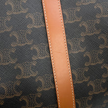 Load image into Gallery viewer, CELINE 2WAY Travel Bag Triomphe Tan190372CAS.04LU PVC Calf Leather