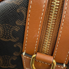 Load image into Gallery viewer, CELINE 2WAY Travel Bag Triomphe Tan190372CAS.04LU PVC Calf Leather