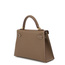 将图像加载到图库查看器中,HERMES Mini Kelly 2 Etoupe Epsom