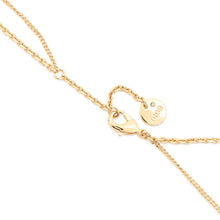 将图像加载到图库查看器中,Dior PETIT CD Double Necklace GoldN1155PMTCY Metal Rhinestone