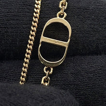 将图像加载到图库查看器中,Dior PETIT CD Double Necklace GoldN1155PMTCY Metal Rhinestone