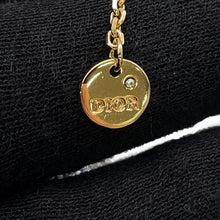将图像加载到图库查看器中,Dior PETIT CD Double Necklace GoldN1155PMTCY Metal Rhinestone