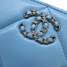Load image into Gallery viewer, CHANEL CHANEL19 Zip Around Chozai Cloth Light BlueAP1063 Lambskin