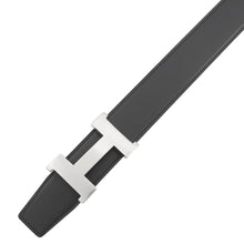 Load image into Gallery viewer, HERMES Constance HBelt Size 100 Black/Gold Box Calf Leather Togo Leather