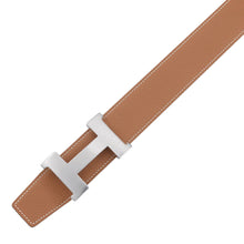 Load image into Gallery viewer, HERMES Constance HBelt Size 100 Black/Gold Box Calf Leather Togo Leather