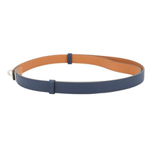 Load image into Gallery viewer, HERMES Kelly belt blue navy Epsom