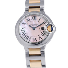 将图像加载到图库查看器中,CARTIER Ballon Bleu Size 1.1" Pink shellW6920034 Stainless Steel PG