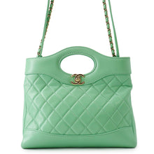 Load image into Gallery viewer, CHANEL CHANEL31 Shopping Bag Light GreenAS4133 Shiny Calf Leather Size Small