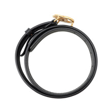 将图像加载到图库查看器中,GUCCI GG Marmont Belt Size 75 Black476342 Leather Faux Pearl