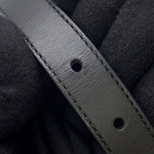 将图像加载到图库查看器中,GUCCI GG Marmont Belt Size 75 Black476342 Leather Faux Pearl