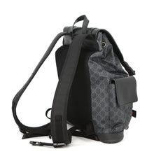 将图像加载到图库查看器中,GUCCI GG Supreme Backpack Black495568 GG Supreme Leather