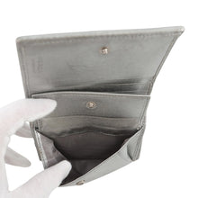Load image into Gallery viewer, PRADA Folded wallet Silver1MV204 Leather