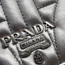 Load image into Gallery viewer, PRADA Folded wallet Silver1MV204 Leather