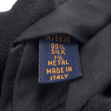 Load image into Gallery viewer, LOUIS VUITTON tie BlackM76630 Silk99% Metal1%