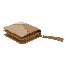 Load image into Gallery viewer, LOEWE Puzzle Compact Wallet Brown/Beige/IvoryC510Z41X01 Leather