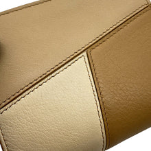 Load image into Gallery viewer, LOEWE Puzzle Compact Wallet Brown/Beige/IvoryC510Z41X01 Leather