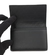 将图像加载到图库查看器中,Bottega Veneta INTRECCIATO Card Case Black Leather