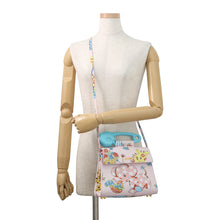 Load image into Gallery viewer, MOSCHINO Moschino Carica Animal 2-Way Handbag Pink/Multicolor Leather