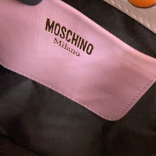 Load image into Gallery viewer, MOSCHINO Moschino Carica Animal 2-Way Handbag Pink/Multicolor Leather