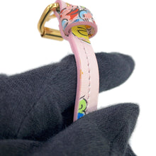 Load image into Gallery viewer, MOSCHINO Moschino Carica Animal 2-Way Handbag Pink/Multicolor Leather