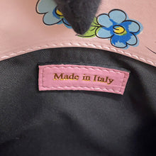 Load image into Gallery viewer, MOSCHINO Moschino Carica Animal 2-Way Handbag Pink/Multicolor Leather