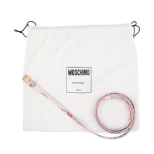 Load image into Gallery viewer, MOSCHINO Moschino Carica Animal 2-Way Handbag Pink/Multicolor Leather