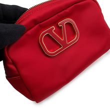 Load image into Gallery viewer, Valentino Garavani V-Sling Pouch Red Nylon Leather