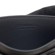Load image into Gallery viewer, TIFFANY&Co. Logo Card Case Gray Leather