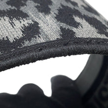 Load image into Gallery viewer, Dior Leopard Logo Headband Black/Gray Canvas