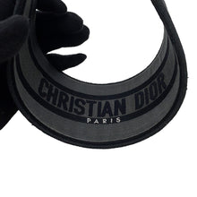 Load image into Gallery viewer, Dior Leopard Logo Headband Black/Gray Canvas