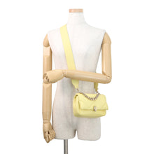 Load image into Gallery viewer, BVLGARI Serpenti Cabochon Shoulder Bag Yellow291086 Calf Leather Size Mini