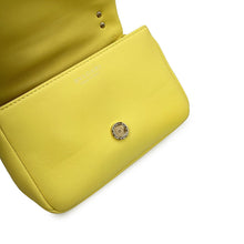Load image into Gallery viewer, BVLGARI Serpenti Cabochon Shoulder Bag Yellow291086 Calf Leather Size Mini