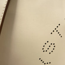 将图像加载到图库查看器中,Stella McCartney Perforated Logo Tote Bag White502793 W8542 9000 Leather