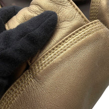 将图像加载到图库查看器中,LOEWE Nappa Aire Anagram Gold Leather