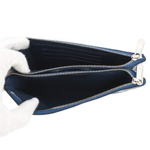 将图像加载到图库查看器中,LOUIS VUITTON Pochette Double Zip BlueM69124 LV Escale