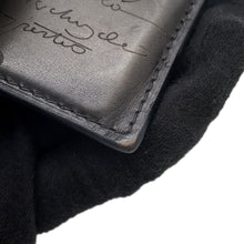 将图像加载到图库查看器中,Berluti Calligraphy Card Case Gray Leather