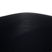 将图像加载到图库查看器中,Berluti Calligraphy Card Case Gray Leather