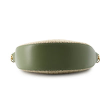 将图像加载到图库查看器中,LOEWE Luna Anagram One Shoulder Bag KhakiA923PL9X01 Jacquard Leather