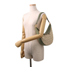 将图像加载到图库查看器中,LOEWE Luna Anagram One Shoulder Bag KhakiA923PL9X01 Jacquard Leather