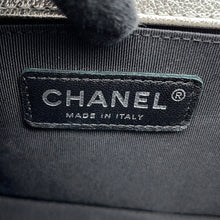 Load image into Gallery viewer, CHANEL Boy Chanel ChainShoulder Bag Black/SilverA67086 Leather Size 25