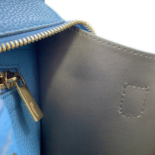 Load image into Gallery viewer, Ferragamo Amy Gancini 2WAY Handbag Blue21F478 Leather