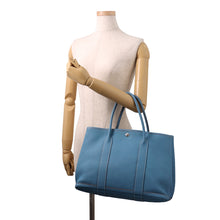 Load image into Gallery viewer, HERMES Garden Party Azur Negonda Leather Size PM