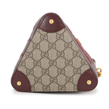 Load image into Gallery viewer, GUCCI GG Supreme Shoulder Bag Bordeaux752533 GG Supreme Canvas Leather