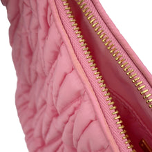 Load image into Gallery viewer, MIUMIU Re-Nylon Matelassé Wonder Hobo Bag Pink5BC108_2F5A_F0028 Nylon