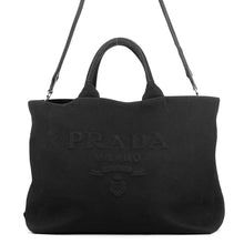 将图像加载到图库查看器中,PRADA Drill 2WAY Tote Bag Black2VG081 Canvas
