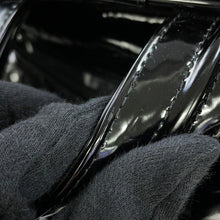 将图像加载到图库查看器中,Bottega Veneta Tent backpack Black691386V1RW38803 Patent Leather