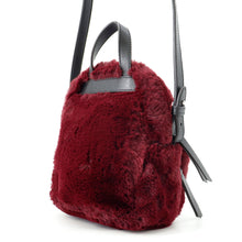 Load image into Gallery viewer, MONCLER Fur Shoulder Bag Bordeaux/BlackF209B5L60000 02SJR Fur Leather