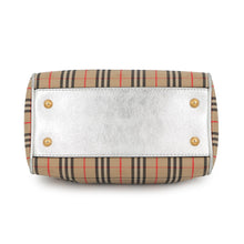 Load image into Gallery viewer, BURBERRY Nova Check Mini Travel Bag Beige/Silver8006443 Canvas Leather
