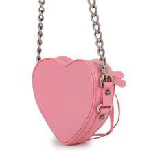 Load image into Gallery viewer, BALENCIAGA Lucagol Heart ChainShoulder Bag Pink722781 Leather